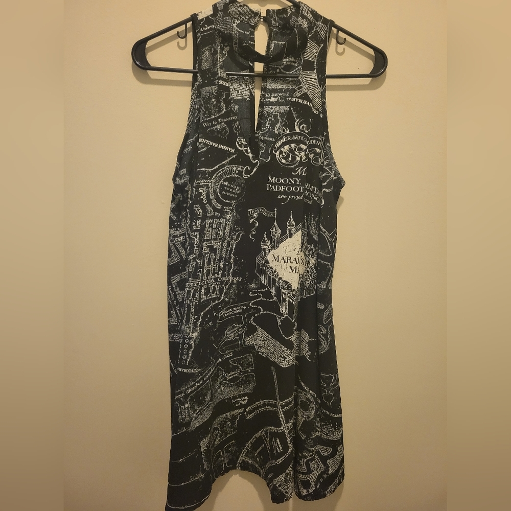 Harry Potter Marauders Map dress